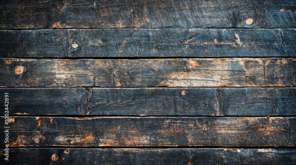Weathered wooden planks with rustic, textured patterns. Weathered wooden planks with rustic, textured patterns.
