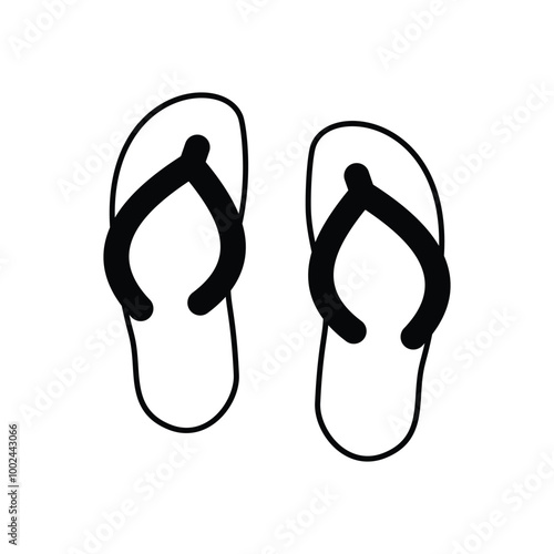 Flip Flops vector icon