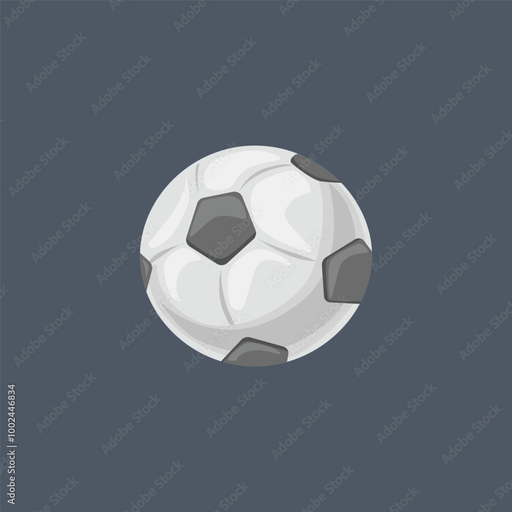 Obraz premium soccer ball in flat vector design.
