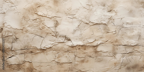 Cracked Beige Wall Texture Background