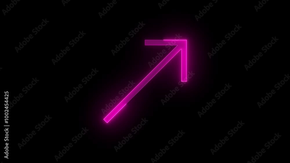 Go icon glowing neon yellow color animation Go icon glowing neon yellow color animation