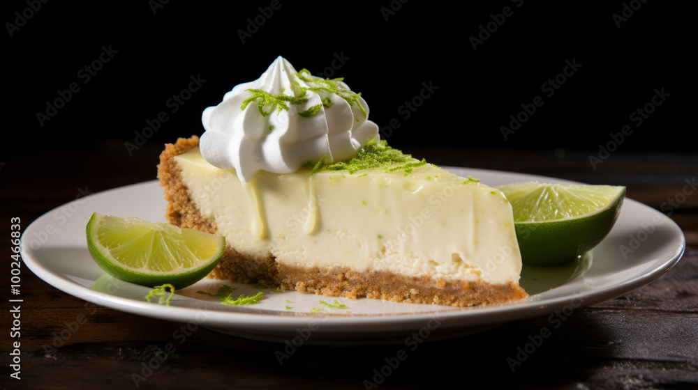 Key Lime Pie slice Key Lime Pie slice