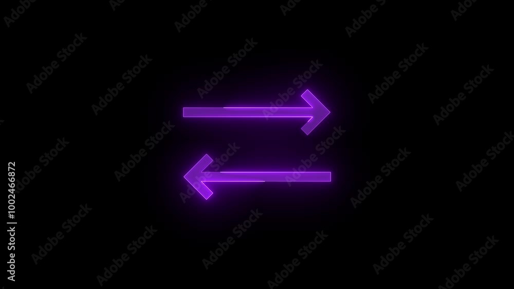 Switch icon glowing neon animation Switch icon glowing neon animation