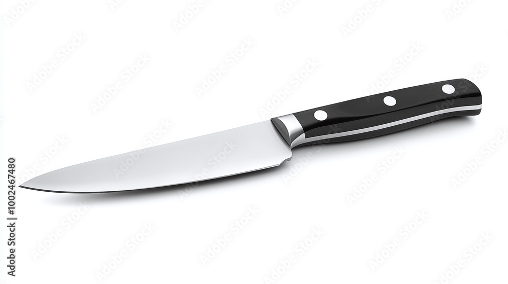 knife on a white background, kitchen equipment isolated on white knife on a white background, kitchen equipment isolated on white