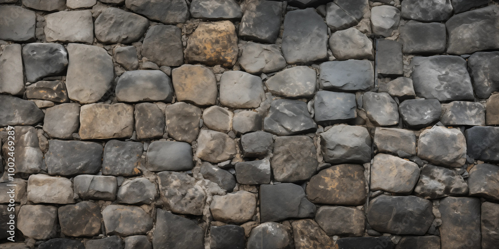 Stone Wall Texture Rough Gray and Brown Stones Stone Wall Texture Rough Gray and Brown Stones
