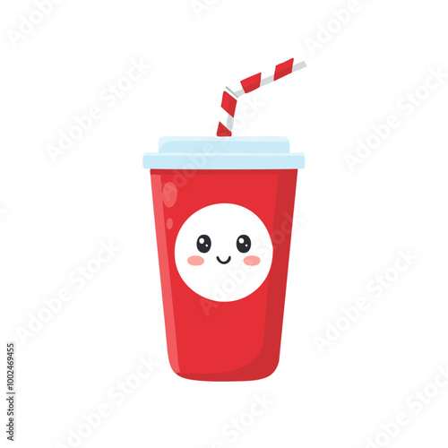 Soda Drink Beverage Liquid Water Fresh Animation Kawaii Character
