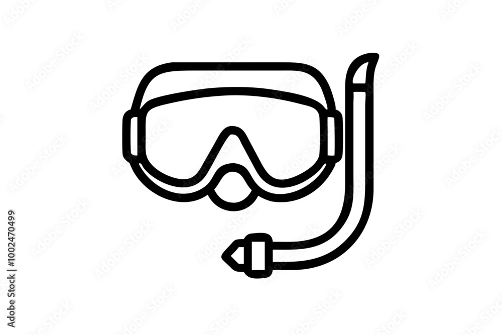 Explore the Depths with Stunning Vector Illustration of Air Diving Mask Icon for Underwater Adventures
Explore the Depths with Stunning Vector Illustration of Air Diving Mask Icon for Underwater Adventures
