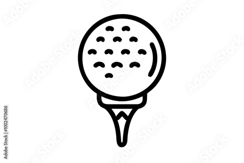 Discover the Perfect Vector Illustration of an Air Golf Ball Icon for Your Creative Projects
