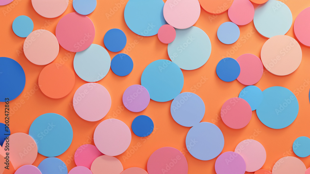 pattern with colorful circles pattern with colorful circles