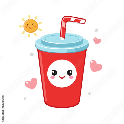 Soda Drink Beverage Liquid Water Fresh Animation Kawaii Character
