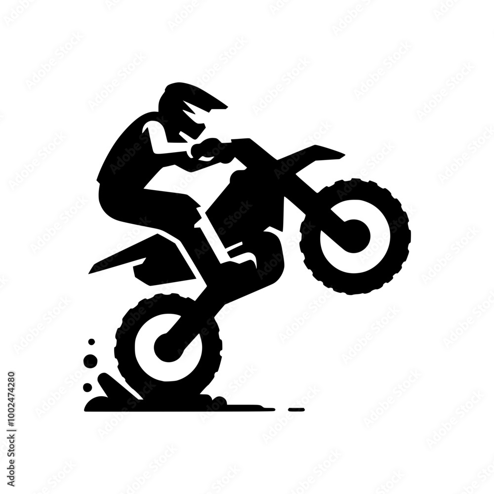 Fototapeta premium Dirt Bike Jump