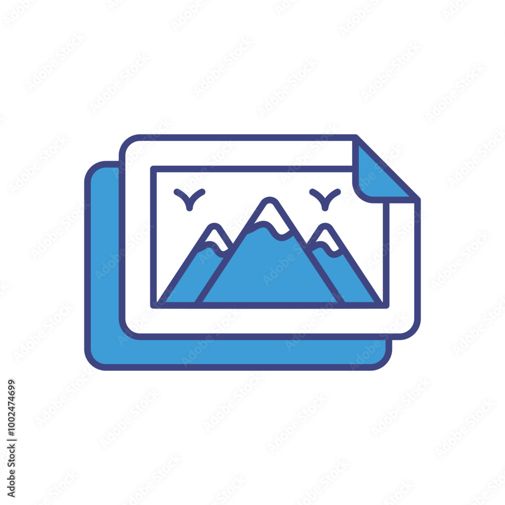 Image Gallery vector icon stock illustration Image Gallery vector icon stock illustration