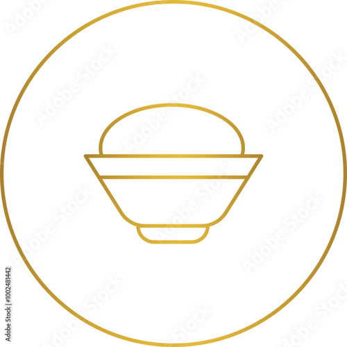 Linear icons for beauty services gold highlights, makeup, skincare, haircare, and wellness. Beauty salons     
