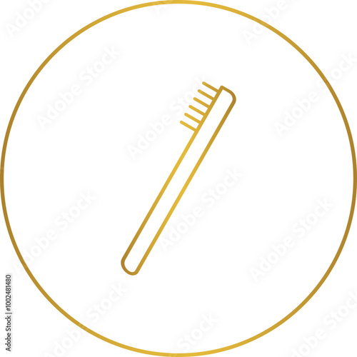 Linear icons for beauty services gold highlights, makeup, skincare, haircare, and wellness. Beauty salons     