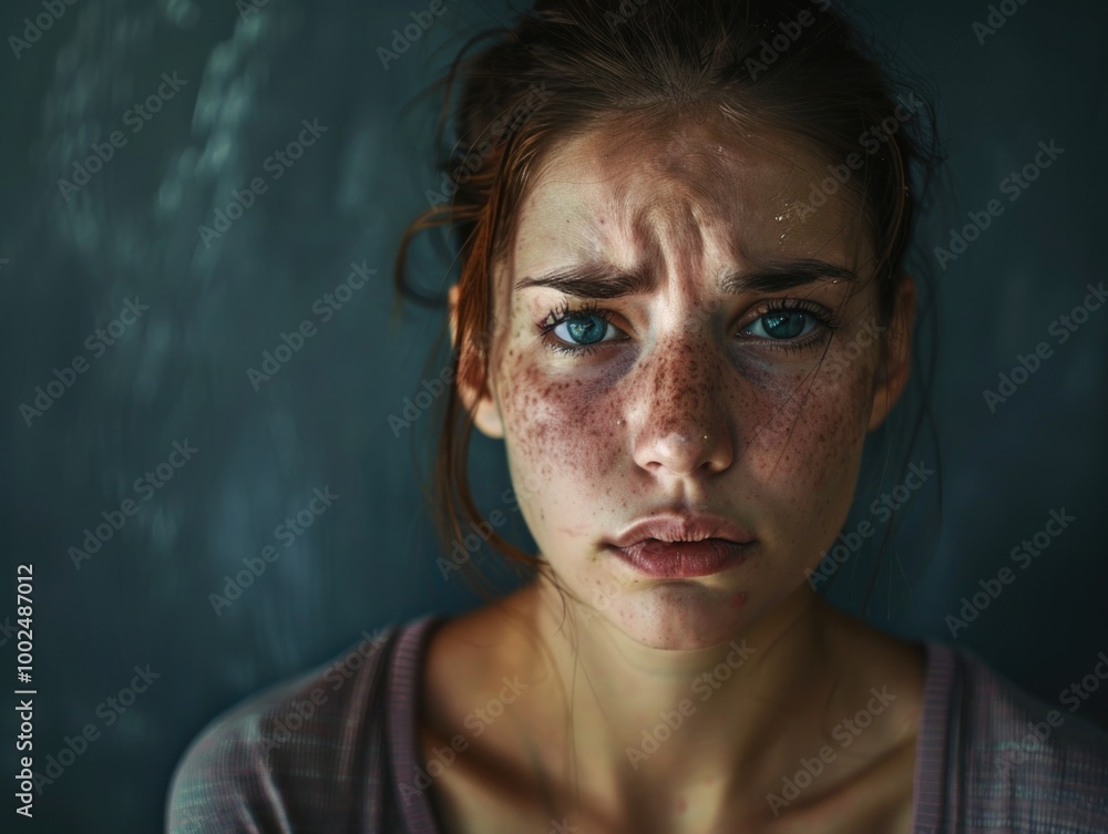 person with sad and depression expression person with sad and depression expression