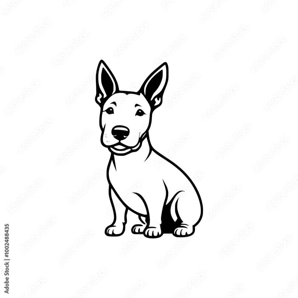 Fototapeta premium Bull Terrier Dog