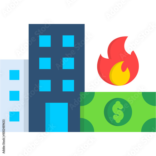 Money Burn Icon