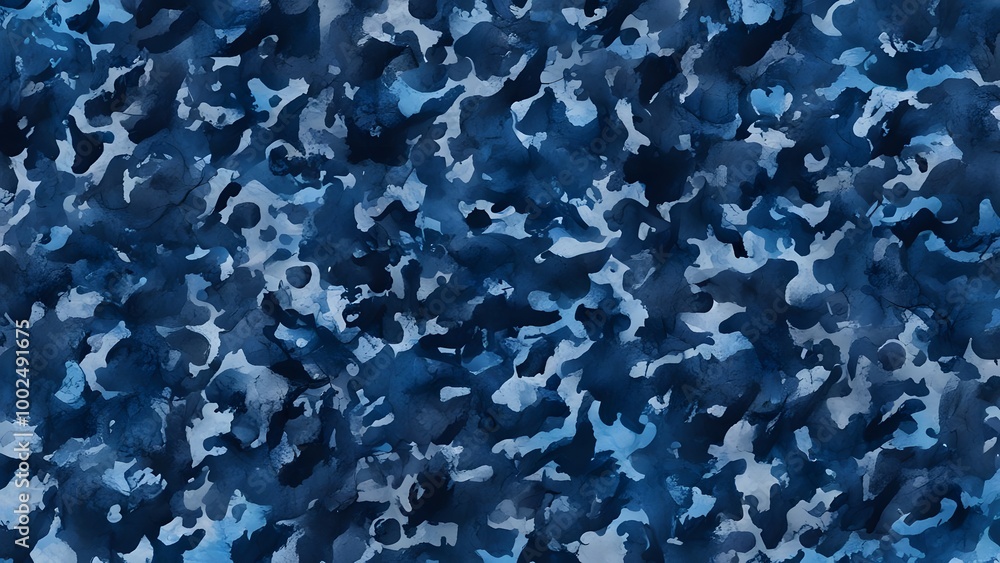 camouflage print for clothing blue background fashion design camouflage print for clothing blue background fashion design