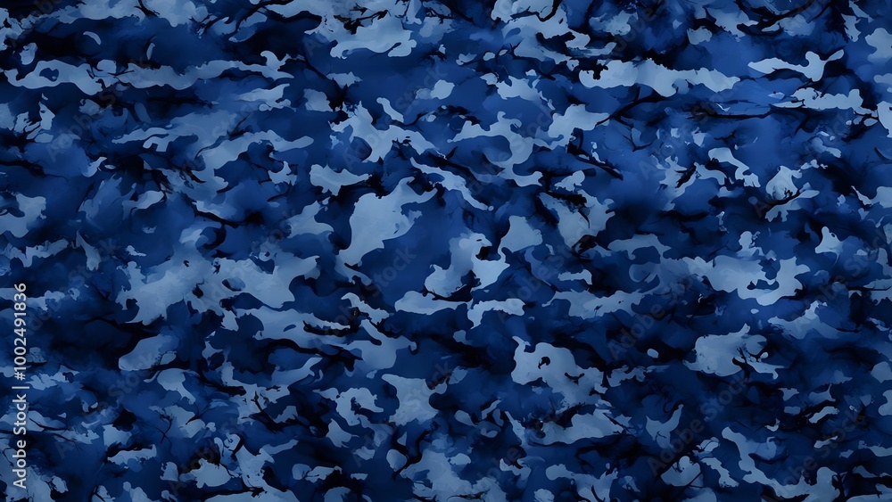 camouflage print for clothing blue background fashion design camouflage print for clothing blue background fashion design