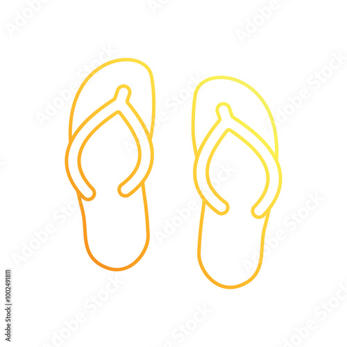 Flip Flops vector icon