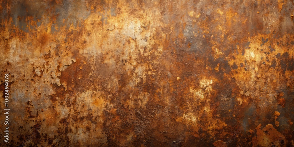 Aged brown metal backdrop with a distressed, weathered texture perfect for creating vintage grunge designs and adding Aged brown metal backdrop with a distressed, weathered texture perfect for creating vintage grunge designs and adding