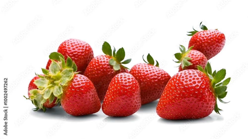 strawberry isolated on white strawberry isolated on white