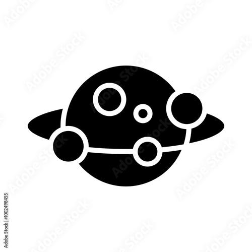Astrophysics glyph icon