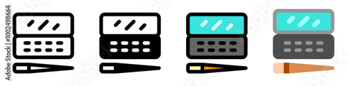 Editable blusher vector icon. Cosmetics, makeup, skincare, beauty. Part of a big icon set family. Perfect for web and app interfaces, presentations, infographics, etc