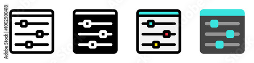 Editable setting, preferences, configuration vector icon. Part of a big icon set family. Perfect for web and app interfaces, presentations, infographics, etc