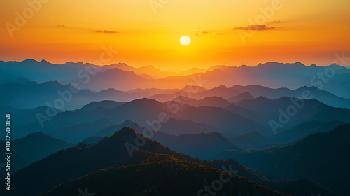 Stunning HD Sunset Landscape Background – Perfect for Desktop and Nature Wallpapers