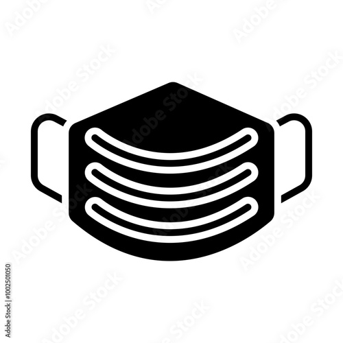 Mask glyph icon