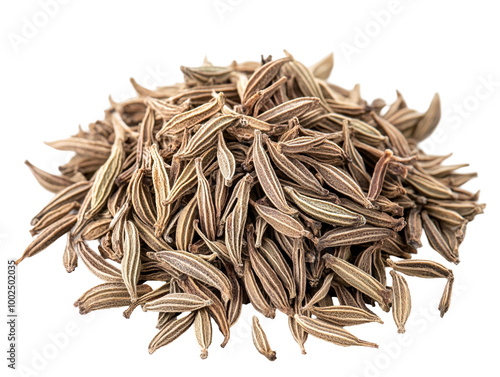 a pile of seeds on a white background