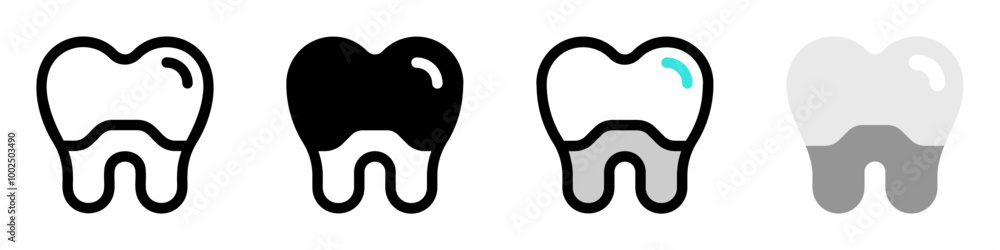 Editable dental crown vector icon. Dentistry, healthcare, medical. Part of a big icon set family. Perfect for web and app interfaces, presentations, infographics, etc Editable dental crown vector icon. Dentistry, healthcare, medical. Part of a big icon set family. Perfect for web and app interfaces, presentations, infographics, etc