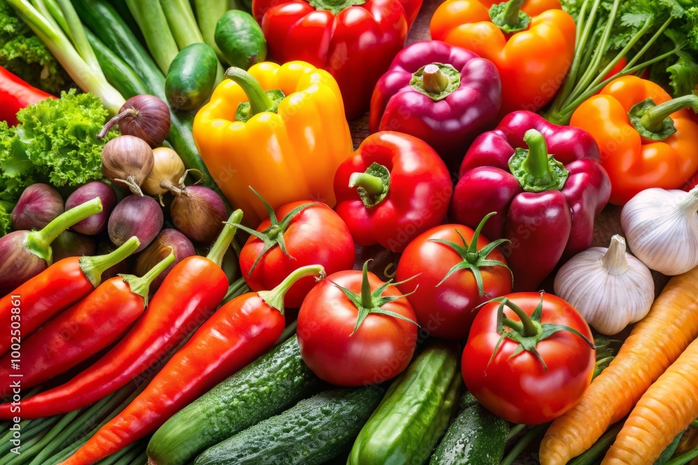 carrots, crisp peppers, ripe tomatoes, and cool cucumbers, ideal for healthy recipes and vibrant salads. carrots, crisp peppers, ripe tomatoes, and cool cucumbers, ideal for healthy recipes and vibrant salads.