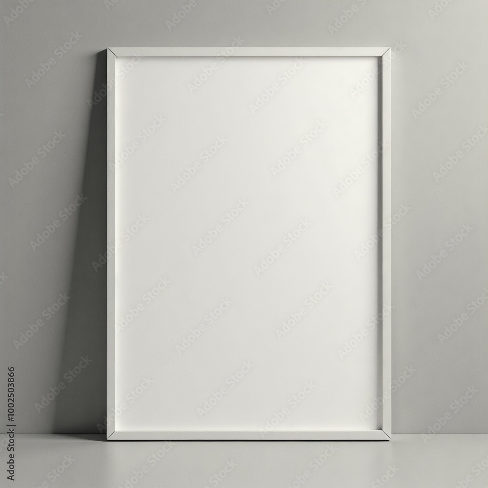 White framed picture with no picture inside White framed picture with no picture inside