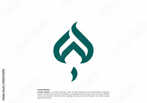 Guru Logo template.Vector line art Guru head icon design.