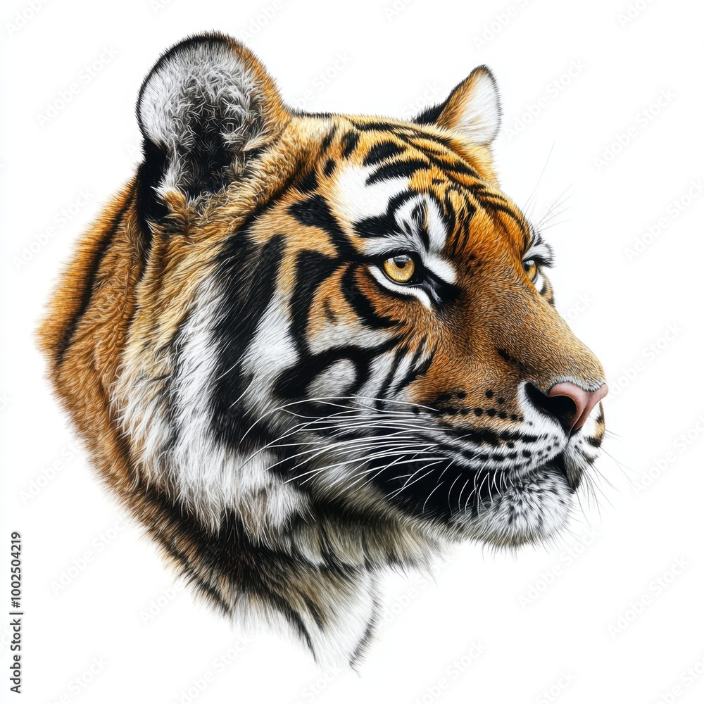 Tiger Portrait. Tiger Portrait.