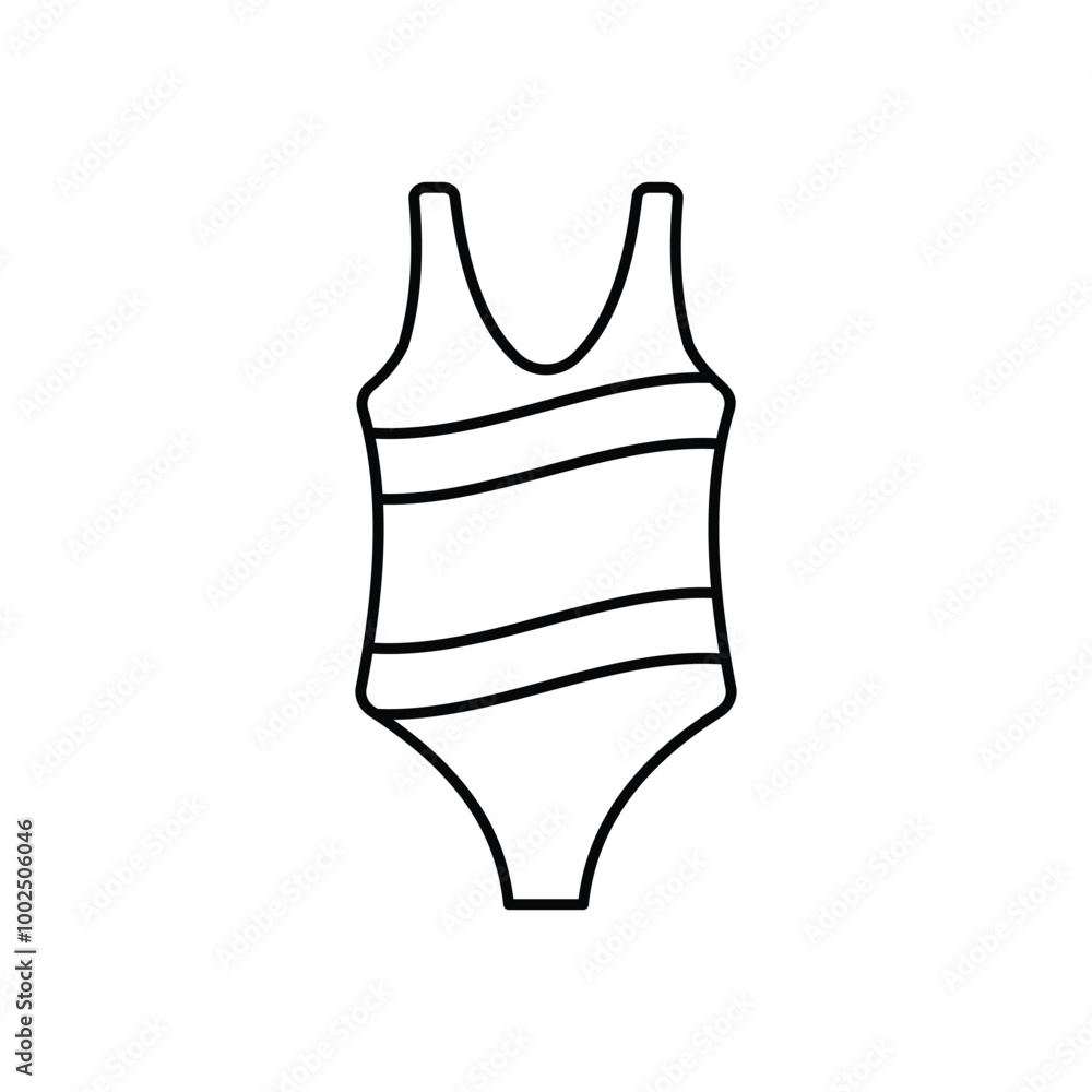 Obraz premium Swimwear vector icon