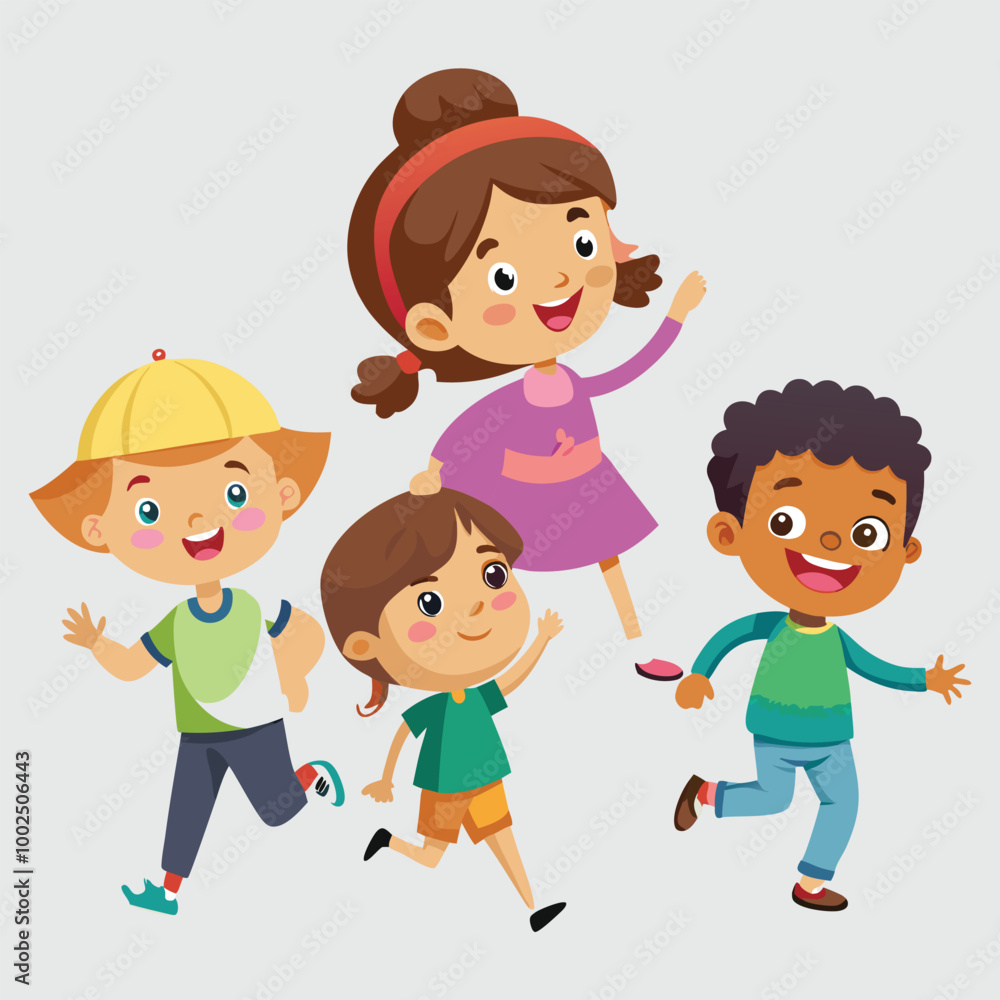 children vector art illustration and art work children vector art illustration and art work
