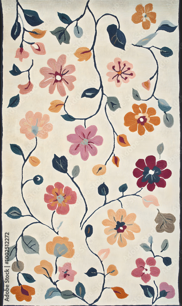 Hand-drawn 2D Doodle Tile and Carpet Patterns with White Borders – Geometric, Floral, and Abstract Designs Hand-drawn 2D Doodle Tile and Carpet Patterns with White Borders – Geometric, Floral, and Abstract Designs