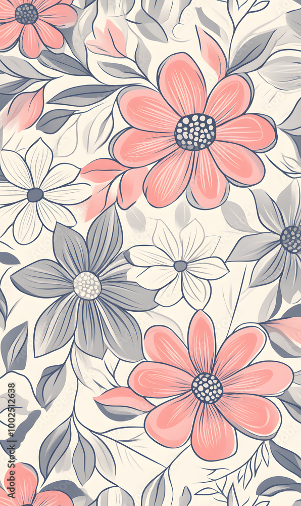 Hand-drawn 2D Doodle Tile and Carpet Patterns with White Borders – Geometric, Floral, and Abstract Designs Hand-drawn 2D Doodle Tile and Carpet Patterns with White Borders – Geometric, Floral, and Abstract Designs
