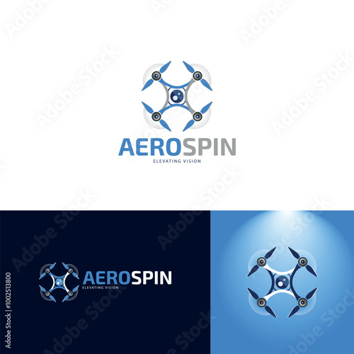 Innovative Aerial Drone Business Logo