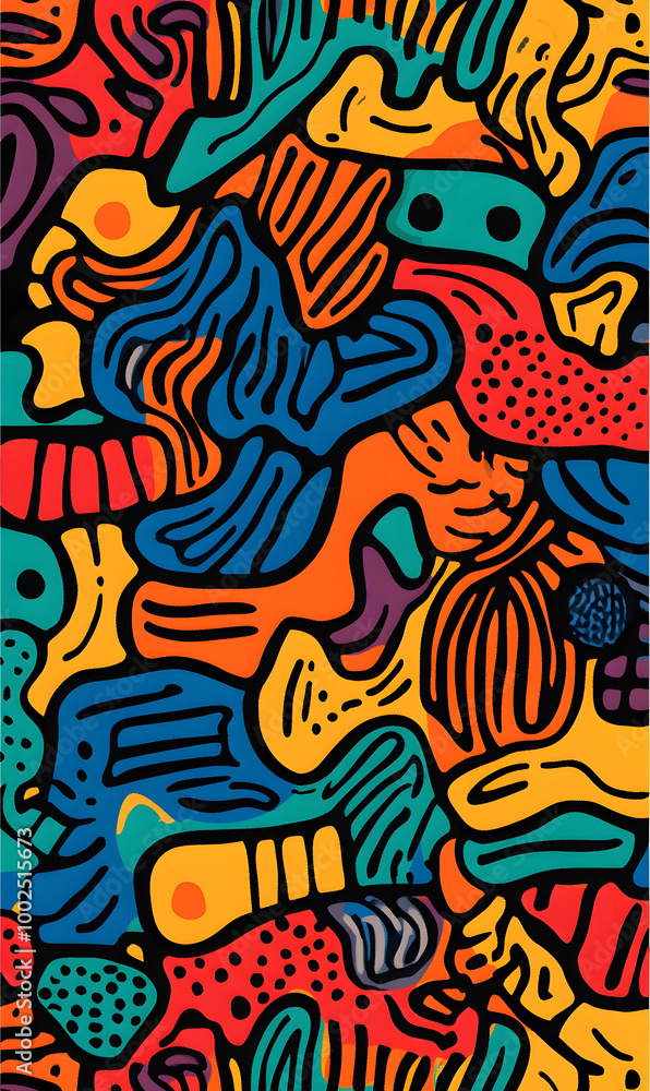 Hand-drawn 2D Doodle Tile and Carpet Patterns with White Borders – Geometric, Floral, and Abstract Designs Hand-drawn 2D Doodle Tile and Carpet Patterns with White Borders – Geometric, Floral, and Abstract Designs