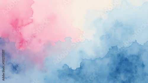  Watercolor Gradient Patterns, Design a watercolor splash with a gradient effect. photo