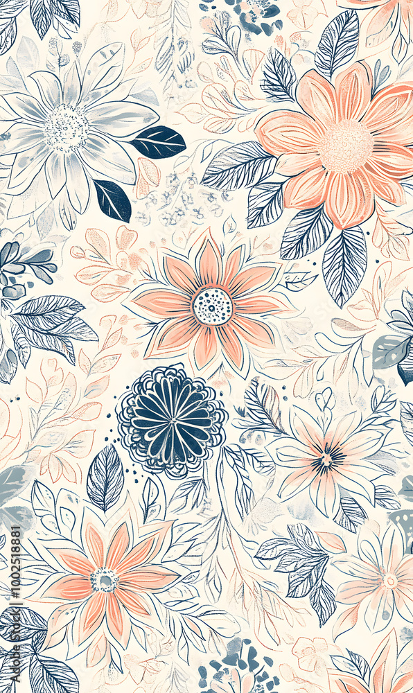 Hand-drawn 2D Doodle Tile and Carpet Patterns with White Borders – Geometric, Floral, and Abstract Designs Hand-drawn 2D Doodle Tile and Carpet Patterns with White Borders – Geometric, Floral, and Abstract Designs