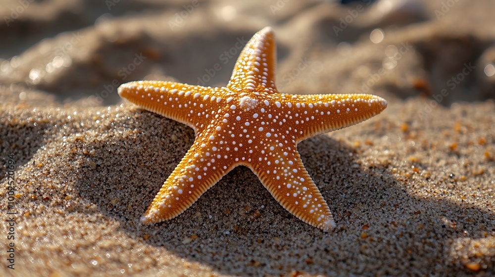 peaceful starfish on soft sand, capturing the beauty of the beach, shoreline, and marine life under the summer sun, perfect for tropical coastal adventures peaceful starfish on soft sand, capturing the beauty of the beach, shoreline, and marine life under the summer sun, perfect for tropical coastal adventures