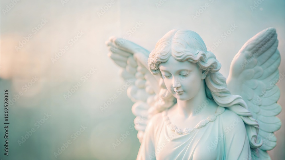 Angel Statue: Tranquil Marble Sculpture
Angel Statue: Tranquil Marble Sculpture