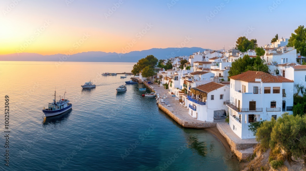 Fototapeta premium the beautiful village of kalymnos, greece