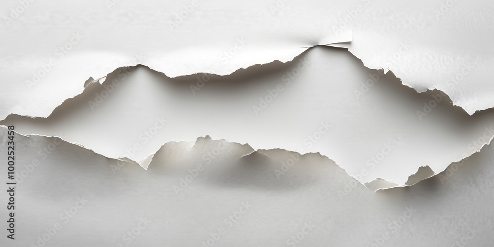 A torn piece of white paper revealing a textured background. A torn piece of white paper revealing a textured background.