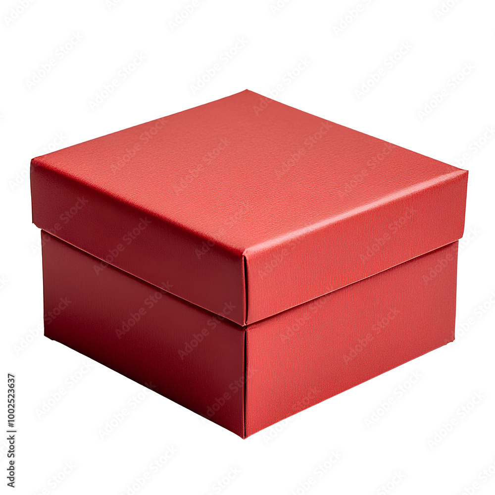 Red box PNG, isolated on transparent background. Simple square-shaped gift box or packaging design in vibrant red color. Perfect for digital design, gift wrapping, or holiday-themed elements. Red box PNG, isolated on transparent background. Simple square-shaped gift box or packaging design in vibrant red color. Perfect for digital design, gift wrapping, or holiday-themed elements.